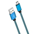 thumbnail image 1 of Micro USB Cable 10FT, ROFAY Android Charger Cable Data Sync and Fast Charging Nylon Braided Cord Compatible with TV Stick, PS4, Chromecast, Power Bank, Android Phone, Blue, 1 of 6