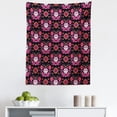 thumbnail image 1 of Dia de los Muertos Tapestry, Flowers and Songs Mexican Culture Repeated Pattern, Fabric Wall Hanging Decor for Bedroom Living Room Dorm, 5 Sizes, Charcoal Grey and Multicolor, by Ambesonne, 1 of 1