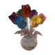 thumbnail image 3 of Figura de Rosa de Cristal de Recuerdo, Decoración Colorida de Rosa de Cristal, Regalo de Valentín para Mujeres, Esposas Y Novias., 3 of 7