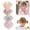 C, variant on Macaron Hair Bands for Girls, 320 Coloured Rubber Ties for Children's Hair Accessories, Ideal for Babies and Young Girls, 320PCS