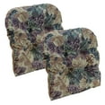thumbnail image 3 of Gripper Non-Slip 15" x 15" Cabernet Tufted Universal Chair Cushions, Set of 2, 3 of 3