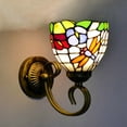 thumbnail image 4 of Lámpara de pared vintage aplique decorativo para cafeterías, dormitorios, pasillos, balcones con luz LED cálida, material de hierro y vidrio, 12W, 26x25x15 cm, 4 of 8