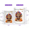 thumbnail image 4 of Happy Thanksgiving Yorkshire Terrier Turkey Costume Pumpkins Autumn Leaves Mug Yorkie Dog Lover Gifts Coffee Tea Cup - 130144, 4 of 4