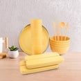 thumbnail image 4 of 32 Pcs Ustensiles de Voyage, Ensemble de Couverts Portables Réutilisables de 8,85 Pouces, Inclut Fourchette Cuillère Baguettes avec Assiette, 4 of 6