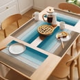 thumbnail image 5 of Teal Brown Placemats Set of 8, Gradient Wood Grain Vintage Farmhouse Non-Slip Place Mats Washable Table Mats for Kitchen Dining Table Decorations Indoor/Outdoor, 5 of 9