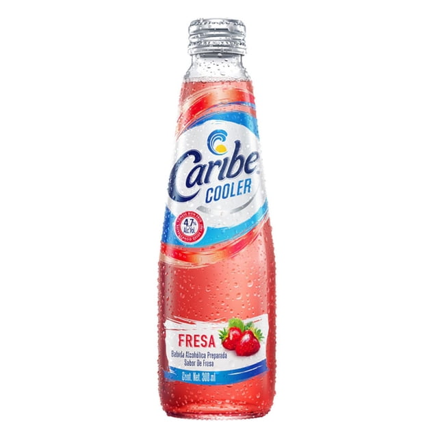 Pack de 12 Licor Caribe Cooler Caribe Cooler Fresa 300 ml