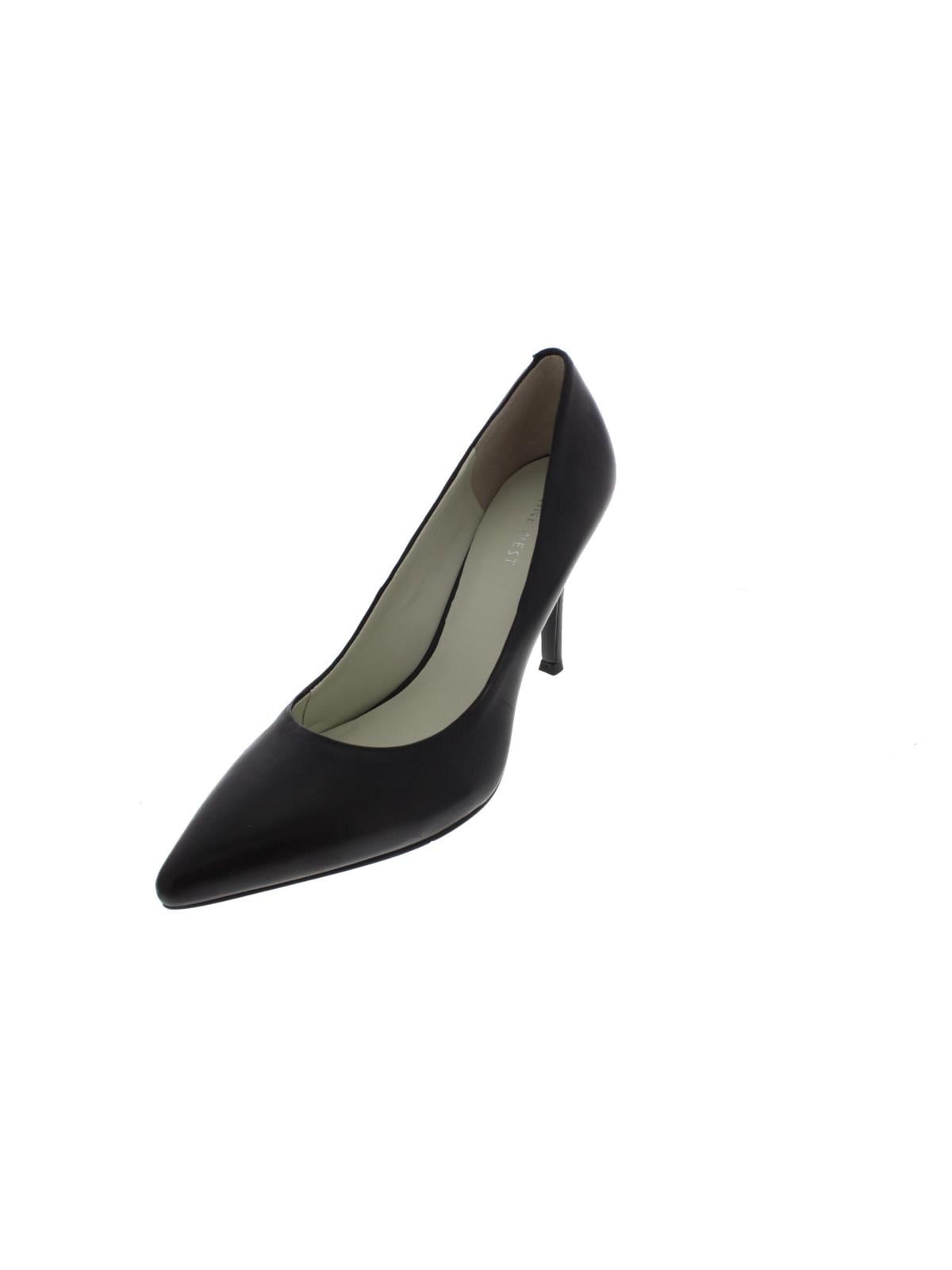 Womens Flax Leather Heels Pumps 
