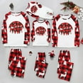 thumbnail image 1 of 2023 Pyjamas de Noël Assortis pour la Famille Pyjamas de Noël à Carreaux pour Hommes Velours Ensembles Assortis, 1 of 8