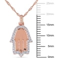 thumbnail image 2 of Everly Women's Diamond 14k Rose Gold Necklace, 2 of 4