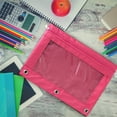 thumbnail image 4 of Fmbmuo 3 Hole Pen Pouch - Clear Oxford Fabric Pencil Pouch, 9x7 Inch college Organizer (Assorted Colors), 4 of 5