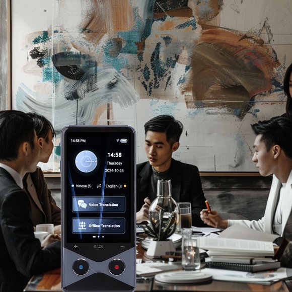 Traductor De Idiomas AI, Dispositivo Dispositivo Traductor De Voz De Idioma Con Pantalla De 3,7 Pulgadas, Batería De 1750mAh Para Empresas