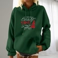 thumbnail image 2 of Sudadera Con Capucha de Navidad Para Mujer Estampado de Manga Larga Bolsillo Casual Jersey Camisa Blusa Odeerbi ODB198080, 2 of 5