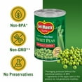 thumbnail image 2 of Del Monte No Salt Added Sweet Peas 15 oz - Pack of 2, 2 of 5