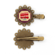 thumbnail image 1 of Tocado Unbranded UK - London Bus doble piso pieza de pelo horquilla flor de metal vintage, 1 of 3