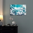 thumbnail image 2 of wall26 - Canvas Wall Art - Blue Sea Waves - Gallery Wrap Modern Home Art | Ready to Hang - 12x18 inches, 2 of 3