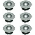 thumbnail image 1 of Lot de 6 Spots Led Solaires Encastrables au Sol - Ronds - Diamètre : 85 mm - Extérieur Résistant au Perçage - Façade en Acier Inoxydable - 6 Lampes Solaires - Ip44, Handing, 1 of 5