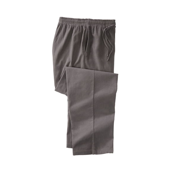 KingSize Men's Big & Tall Solid Flannel Pj Pants