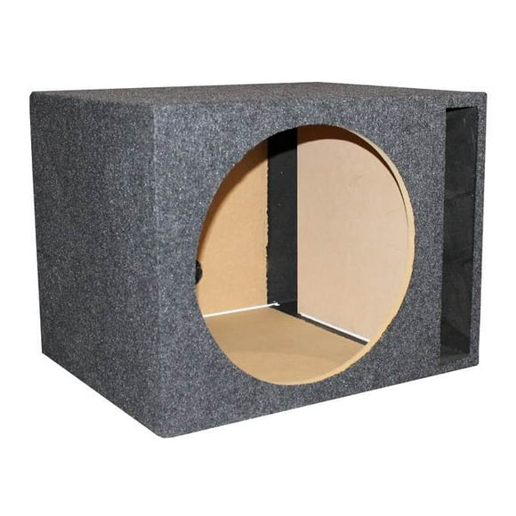 QPower 15" Single Empty Vented Ported Car Audio Subwoofer Sub Box Enclosure