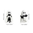 thumbnail image 3 of Ghost Hug Cat Resin Figurine Halloween Decor – Two Style Cute Ghost Cat Statue Fall Decorations for Home – Tabletop Ornament for Mantel Indoor Halloween Decor, 3 of 7