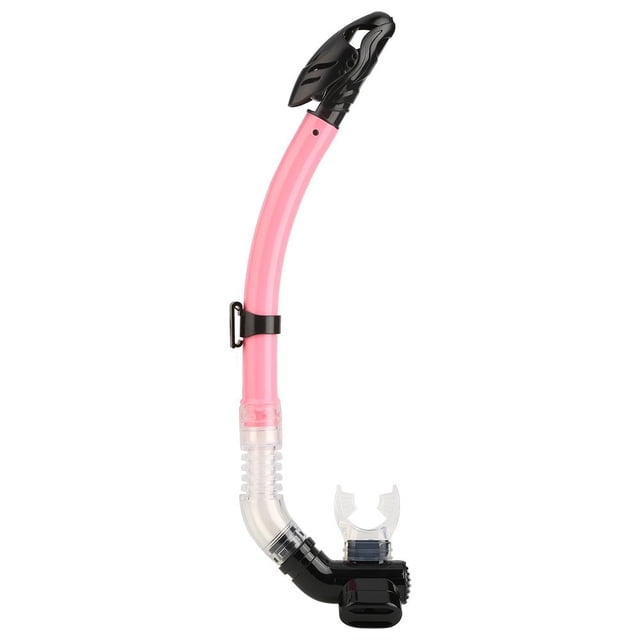Snorkeling Confortable et Sec avec Embout Buccal en Silicone (Rose)
