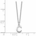 thumbnail image 2 of 10K White Gold 10Kw Cutout Letter C Initial Necklace Made In United States -Jewelry By Sweet Pea, 2 of 5