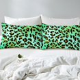 thumbnail image 3 of Erosebridal King Duvet Cover Leopard Print Bedding Set Youth Adult,Abstract Cheetah Pattern Comforter Cover,Indian Bed Sets with 2 Pillowcases Zipper Ties, 3 of 5
