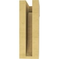 thumbnail image 4 of 3"W x 6"D x 9"H Classic Del Monte Rough Cedar Woodgrain TimberThane Corbel, Primed Tan, 4 of 6