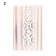 thumbnail image 1 of Opolski Nail Strip Half Moon Shape 3D Effect Ultra Thin Rose Gold Striping Tape Manicure Design Lines for Female, 1 of 8