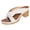 White, variant on Rokment Beach Flower Platform Dress High Heels Slipper Sandals for Women Boho Fashion Casual Color Block Leather Chunky Block Heeled Slip on Slides Summer Shoes Black Size 6.5