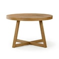 thumbnail image 5 of Plank+Beam Round Dining Table, 47" Solid Wood Kitchen Table, Farmhouse Table for 4, 5 of 8