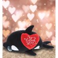 thumbnail image 4 of DolliBu I LOVE YOU Plush Big Eye Killer Whale – Cute Stuffed Animal with Heart for Valentines, Anniversary, Romantic Date, Boyfriend, or Girlfriend Gift – 6 Inches, 4 of 6