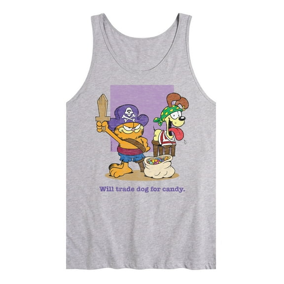 Garfield - Will Trade Dog For Candy - Men's Jersey Tank Top