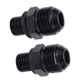 thumbnail image 1 of Aluminium Alloy Oil Cooler Adapter,1 Pair 8ANx1/4NPS Aluminium Transmission Oil Cooler Adapter Transmission Oil Cooler Connector Versatile Functionality, 1 of 14