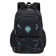 thumbnail image 1 of Mochila escolar HANXIUCAO para niños resistente al agua negra, 1 of 6
