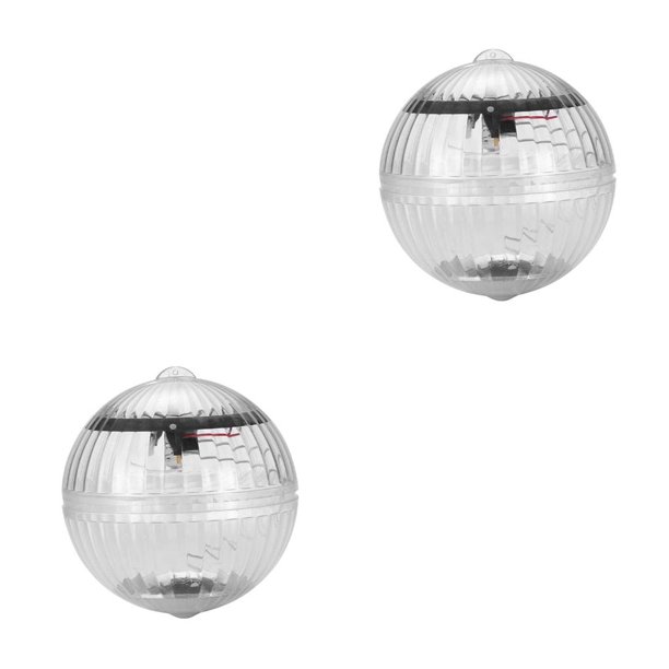 Ounissouiy Luz flotante LED para discoteca, piscina, impermeable, LED, energía Solar, multicolor, cambio de agua, lámpara de deriva, seguridad, Luz cambiante de colores 2piezas