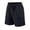 Black, variant on Dagugfen Mens Shorts Drawstring Elastic Waist Loose Casual Sports Running Shorts with Zipper Pockets