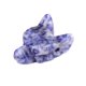 thumbnail image 1 of Adorno de piedra con forma de cabeza de lobo, escultura de paisaje en miniatura, textura de cristal y diseño pulido, cuentas decorativas para pulseras y llaveros DIY., 1 of 8