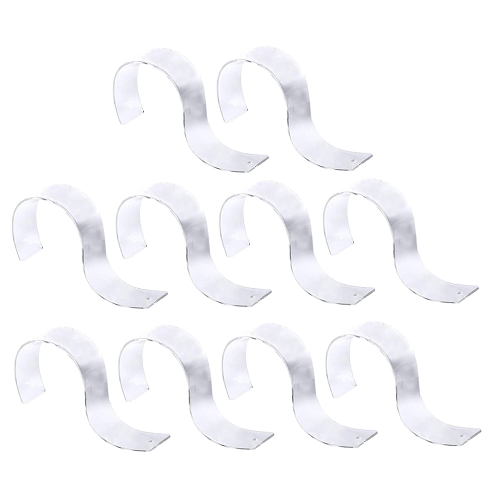 HOMEMAXS Belt Display Stand SShaped Acrylic for Store and Home Use Transparent Material High Quality