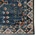 thumbnail image 4 of Linon Home Décor Washable Larson Area Rug or Runner Collection, Navy and Ivory, 2' x 8', 4 of 7