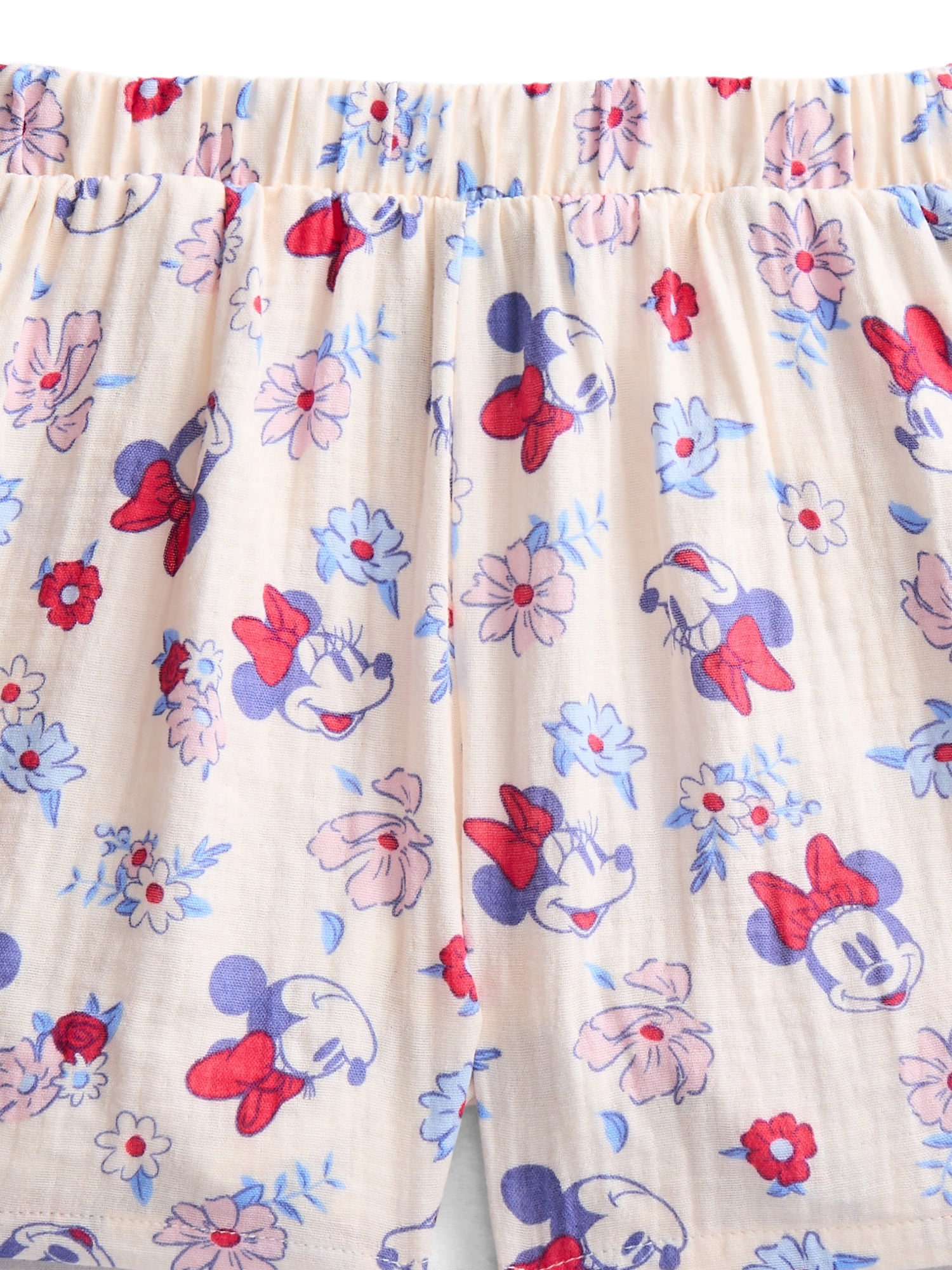 Disney Minnie Mouse Girls Floral Shorts, Sizes 4-16