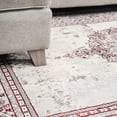 thumbnail image 3 of KUKOON Vintage Red Medallion Distressed Area Rug, 3 of 4