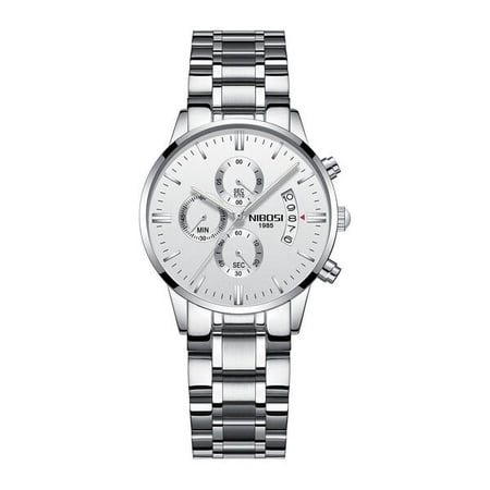 NIBOSI New Women Watches Fashion Brand Quartz Wristwatch Ladies Luxury Chronograph Female Watch Women 30ATM Relogio Feminino