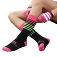 thumbnail image 3 of Performance Performance Athletic for Daily Outdoors and Training Needled Breathable Wicking Comfort Crew Stockings for Cycling Running Basketball, 3 of 3