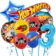 thumbnail image 3 of Kit de globos de aluminio de Hot Wheels para decoraciones de fiesta de cumpleaños de autos de carrera para niños, suministros para fiestas de bienvenida al bebé, juego de globos con números de 32 pulg, 3 of 5