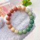 thumbnail image 4 of Paquete de 2 pulseras elásticas con cuentas de piedras preciosas unisex, regalo para mujeres, hombres y adolescentes - Cuentas de 10 * 9 mm, 4 of 5