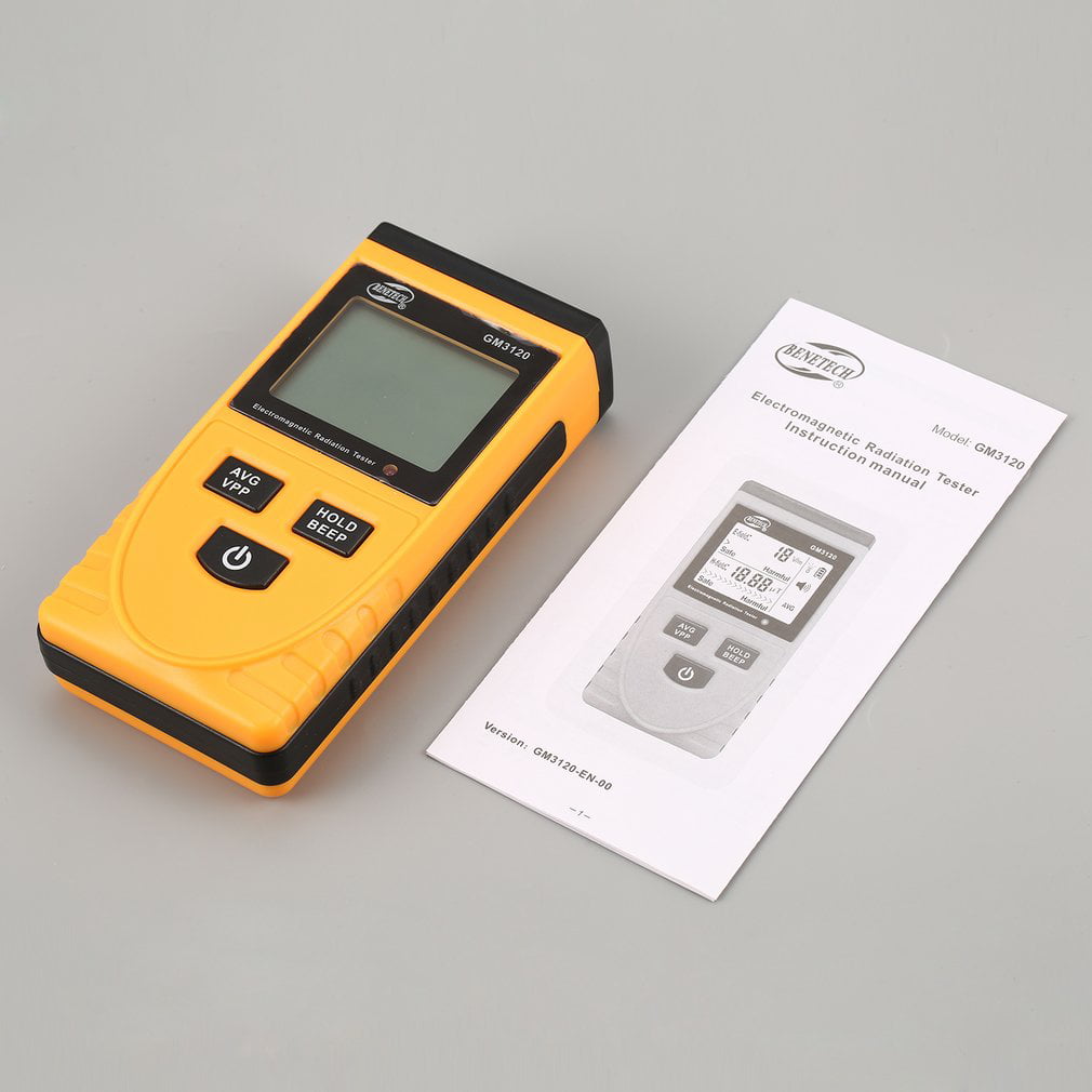Digital LCD Electromagnetic Radiation Detector Dosimeter Tester Meter Counter 