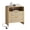 Wood Color, variant on UZUGUL 2-Pack Caramel Arc Rattan Nightstand, 2 Drawers + Open Shelf, Charging Station (2AC+USB+Type-C)