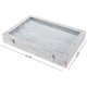 thumbnail image 1 of Organizador de pendientes, soporte para pendientes con tapa transparente de terciopelo y caja de almacenamiento de 32 pares de pendientes, escaparate de exhibición de cajas de joyería LingWen 8390611416423, 1 of 1