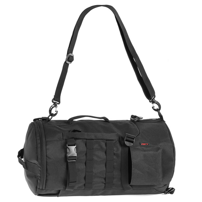 Multi-Purpose Fishing Backpack Outdoor Travel Fishing Rod Reel Tackle Bag Shoulder Bag Luggage Bag, Men's, Size: Small, Black