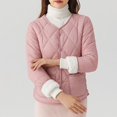 thumbnail image 2 of Vedolay Parka Jackets Coat for Women Winter Coat Fall Coat Casual Work Jacket Coat Pink,2XL, 2 of 5